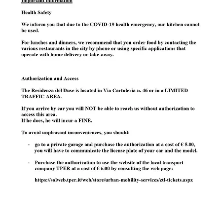 Residenza Del Duse Pensión 3*